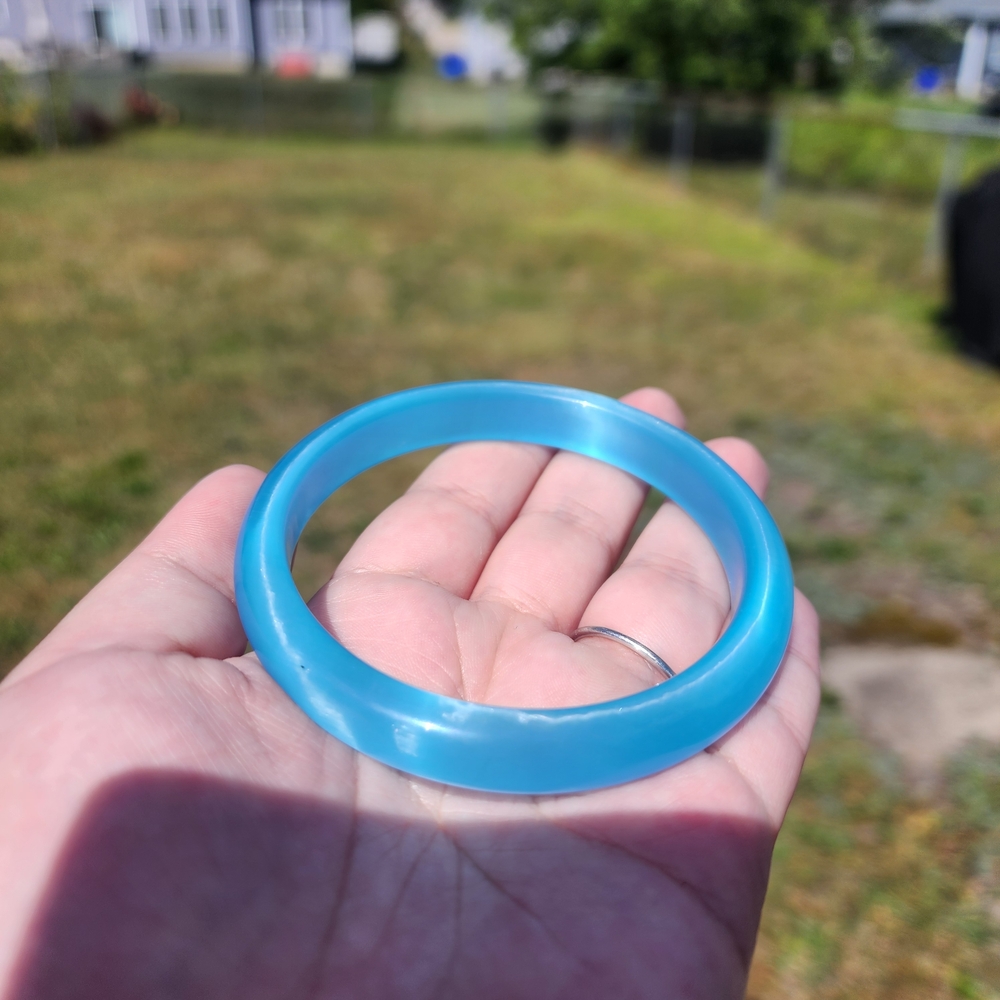 Blue Cat Eye Bangle - image 1